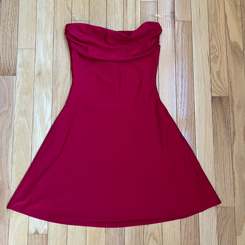 Windsor Strapless A line Mini Dress